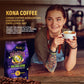 Imagine Kona Organic Coffee Beans | Arabica Kona Beans | Top Grade Air Roasted | Medium Dark Roast | Organic Whole Bean - 16Oz