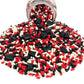 Mystic Sprinkles Graduation Day Sprinkles Mixes (Graduation Day! Black, Red & White Sprinkle Mix 3.8Oz)