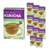 Eden Kukicha Organic Roasted Twig Tea, George Ohsawa Macrobiotic, Low Caffeine, 16 Unbleached Manila Tea Bags/Box (12)