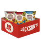 Jacksons Sweet Potato Kettle Chips Variety Pack, Sea Salt, Ranch, BBQ, 1.5 oz, Pack of 18, Gluten Free, Vegan