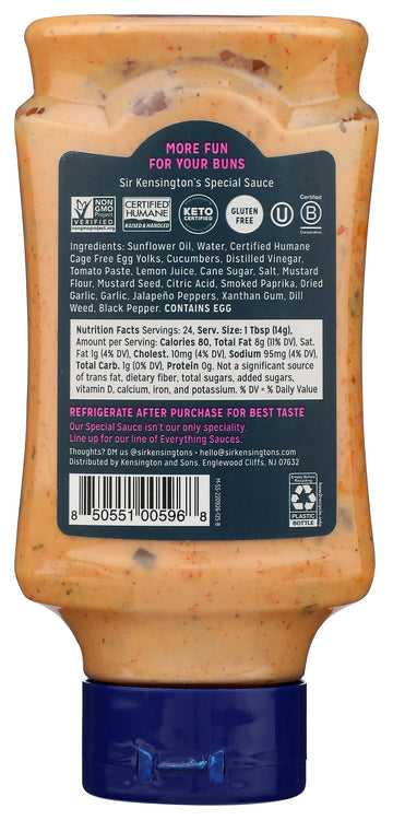 Sir Kensington Special Sauce, 12 Fz
