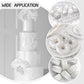 DecorRom Edible Glitter Spray, 3/4oz Luster Dust, Food Grade Shimmer Powder, White, Model A0209 for Cake Decorating and Drinks
