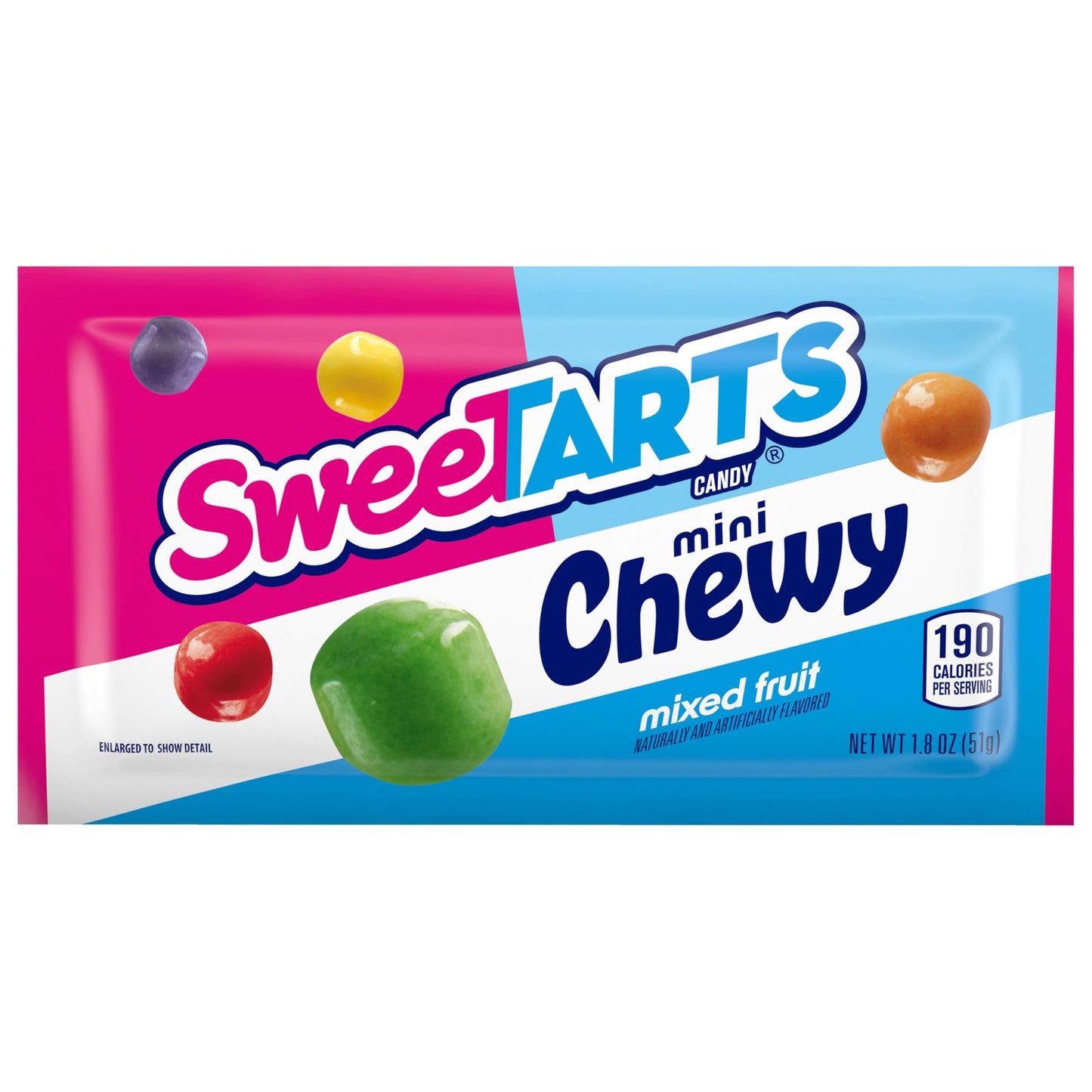 Sweetarts Mini Chewy Candy, 1.8 Ounce Pouches (Pack Of 24)