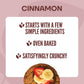 Wasa Cinnamon Crisp Creations, Large Round Toppable  ers, 9.4 oz. (Pack of 8)