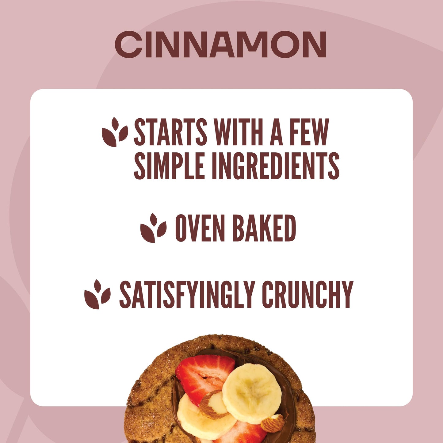 Wasa Cinnamon Crisp Creations, Large Round Toppable  ers, 9.4 oz. (Pack of 8)