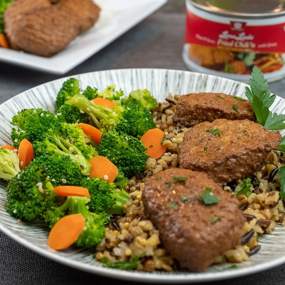 Loma Linda FriChik - Plant-Based Chicken Alternative - 12.5 oz Can - 3-Pack, Ideal for Vegetarian Meals