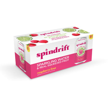 Spindrift Sparkling Water Raspberry 12 Oz (Pack Of 8)