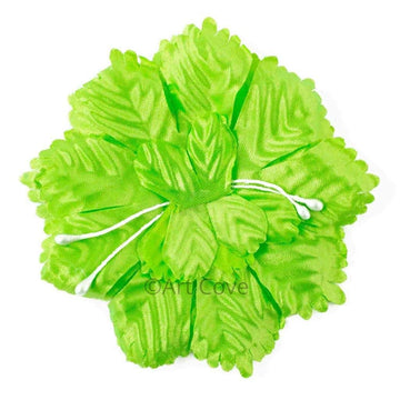 Capia Flowers Flat Carnation Capia Base for Corsages Bulk Wholesale 144 Pieces 20+ Colors Available (Apple Green)