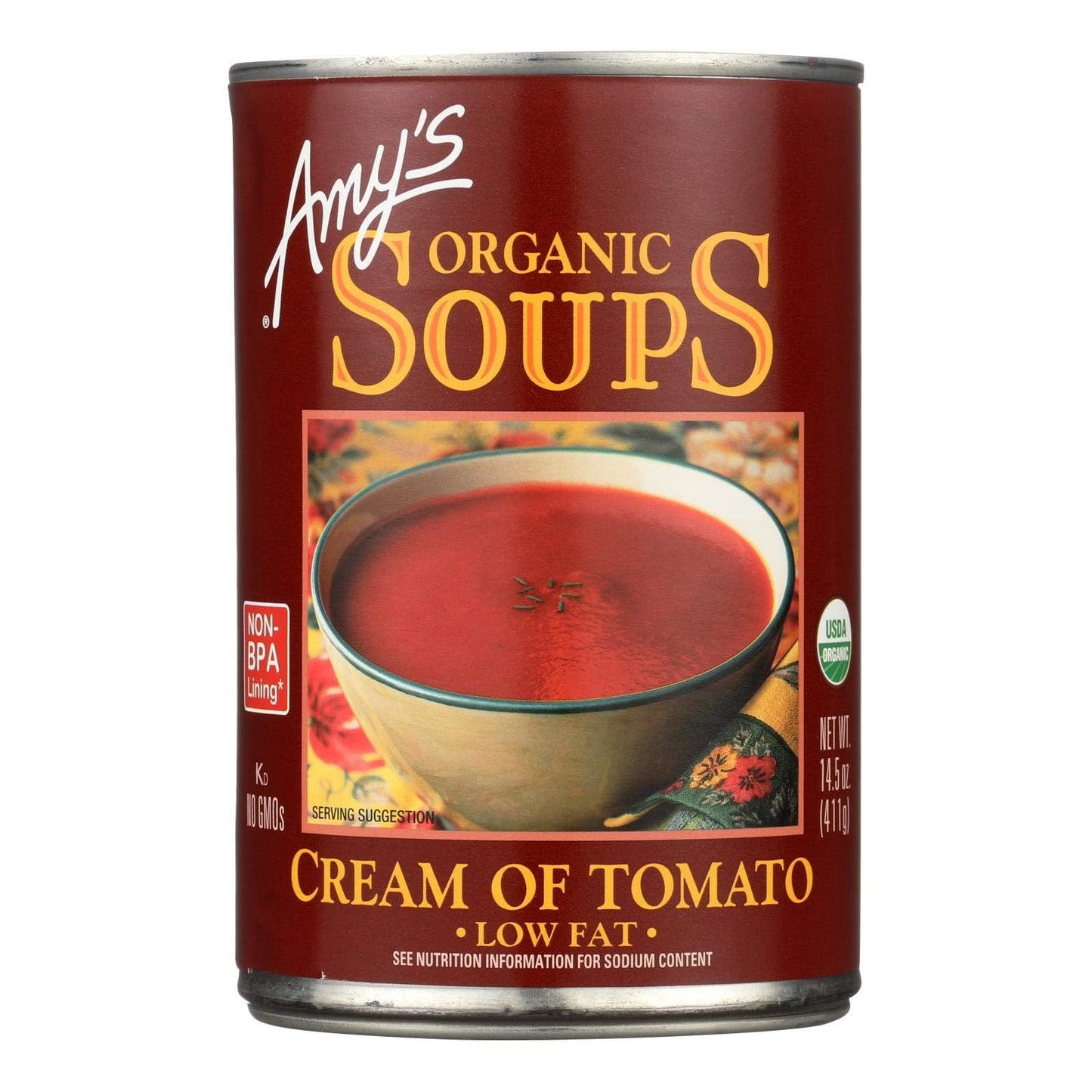 Amys, Soup Crm Of Tmo Org Gf, 14.5 Oz, (Pack Of 12)