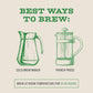 Bizzy Organic Cold Brew Coffee - Espresso Blend, Coarse Ground, 100% Arabica, 1 LB, Green