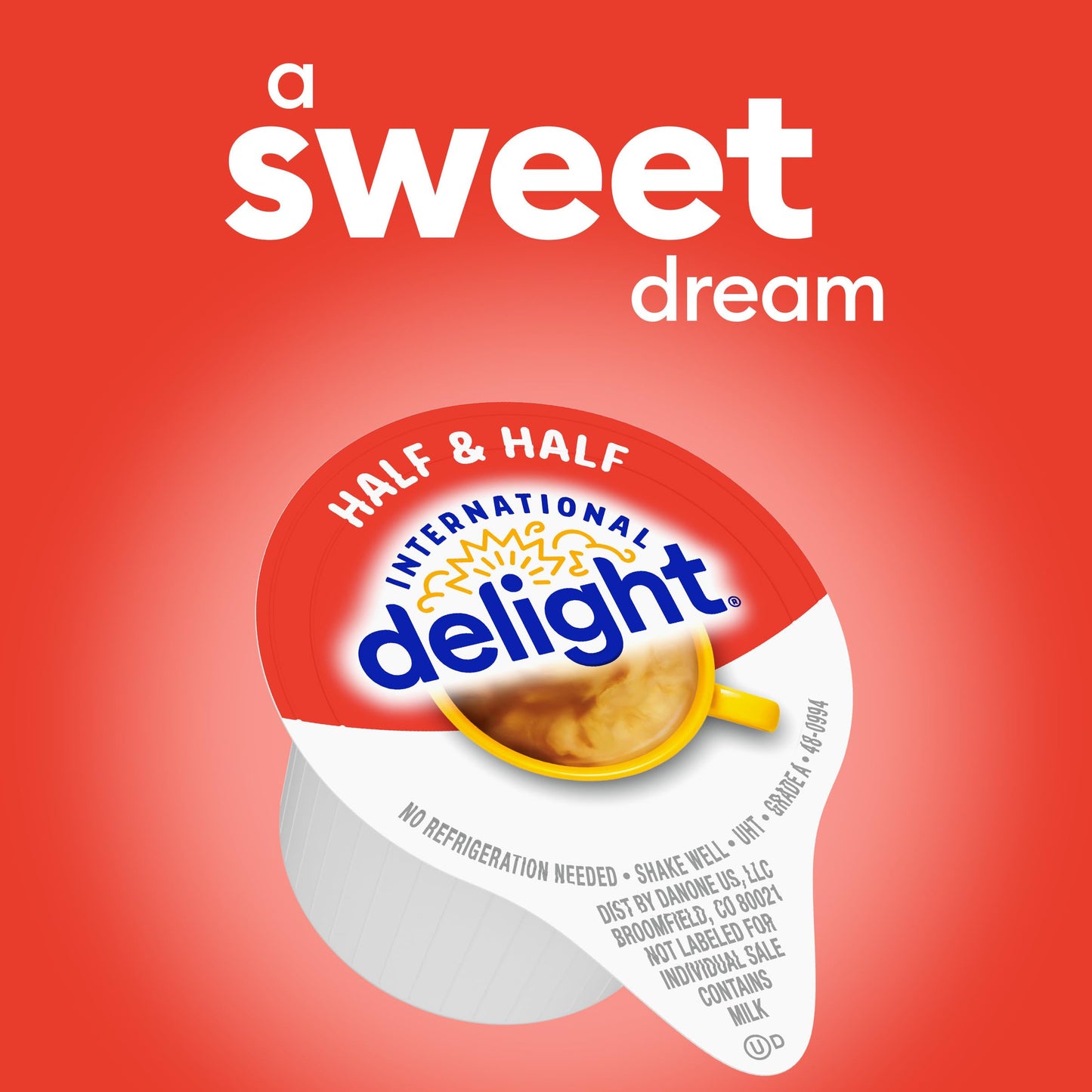 International Delight Half & Half Coffee Creamer Singles  384 Count