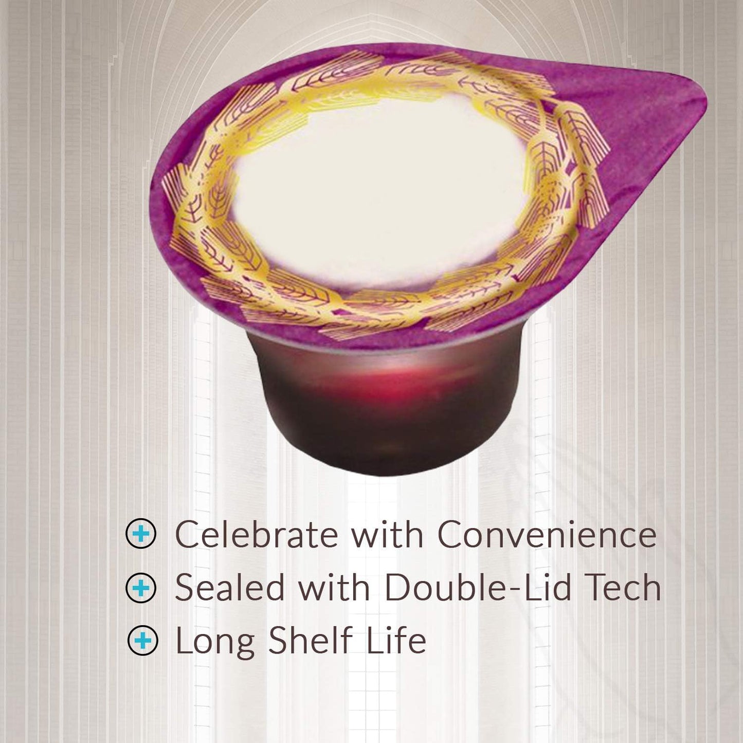 Celebration Cup - Prefilled Communion Cups And Wafer Set (Pack Of 500)