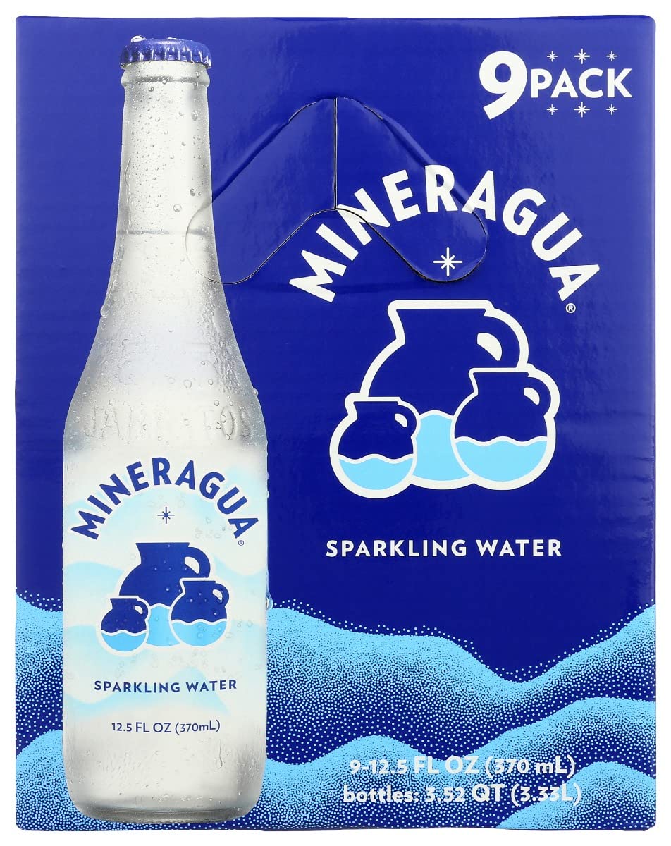 Mineragua Sparkling Water - Pack of 9, 112.5 oz, Model KHCH00385327