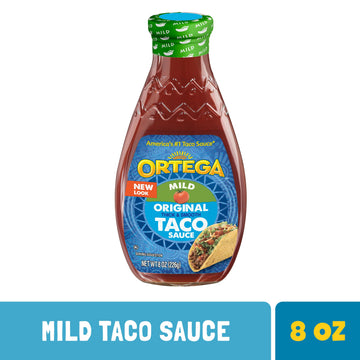 Ortega Original Taco Sauce, Mild, 8 Ounce (Pack of 12)