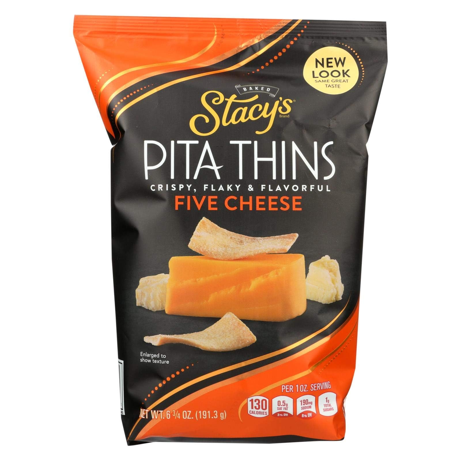 Stacys Pita Chips Pita Crisps, Cest La Cheese, Pack of 8, 6.75 OZ