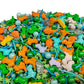 Homankit Dinosaur Sprinkles For Cake Decorating Edible Pearl Sugar Sprinkle For Baking Cake Cupcake Toppers Cookie Decorations K