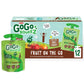 GoGo squeeZ Fruit on the Go  Apple Cinnamon  3.2 oz (Pack of 12)  Unsweetened Fruit Snacks for Kids  Gluten Free  Nut Free and Dairy Free  Recloseable Cap  BPA Free Pouches