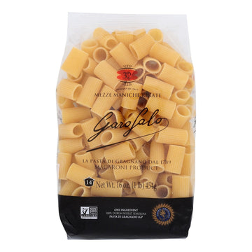YBW Garofalo Mezze Maniche Rigate, 1 lb.