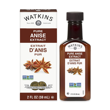 Watkins Pure Anise Extract, 2 Fl Oz Bottles, Pack of 6 - Brown, Model 60430