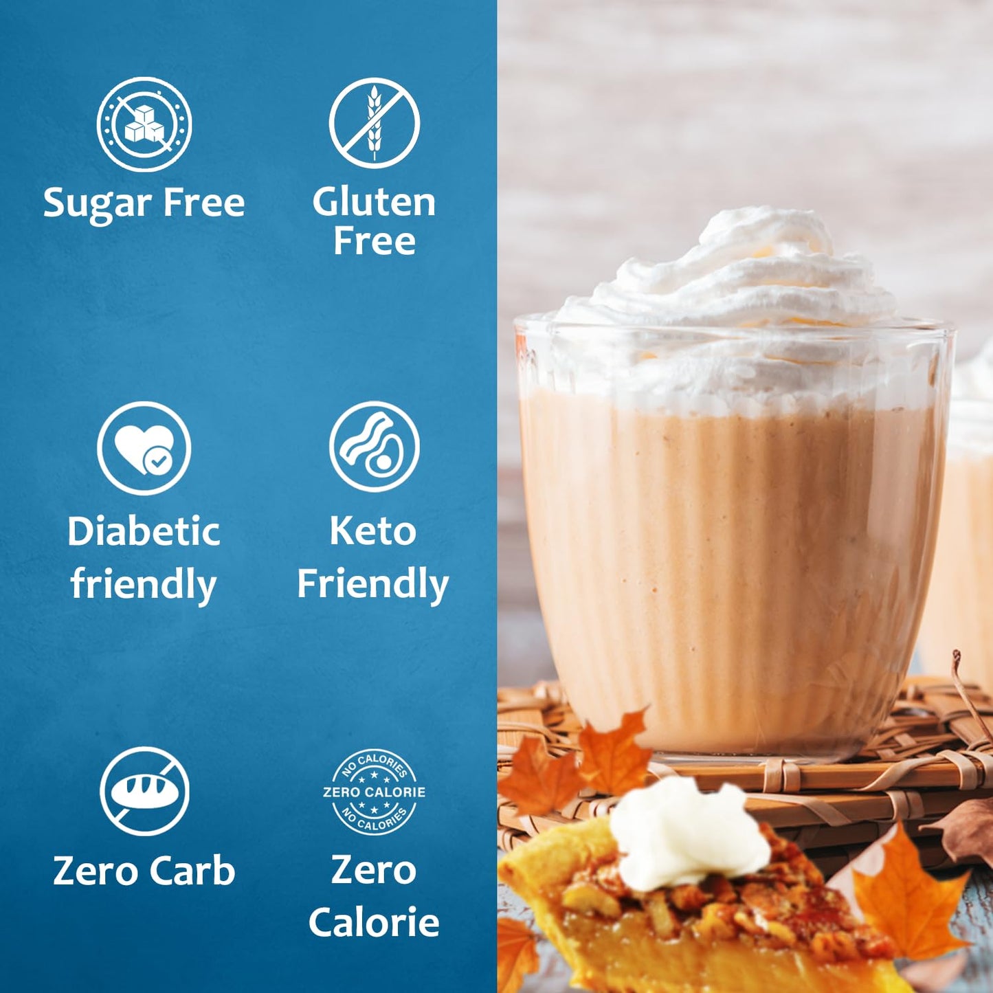 SYRUVIA Sugar-Free Maple spirit-inspired flavor Pecan Syrup for Coffee, 25.4 Fl Oz