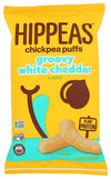 Hippeas Chickpea Puffs, Groovy White Cheddar, Vegan, Gluten-Free, 4g Protein, 4 Ounce