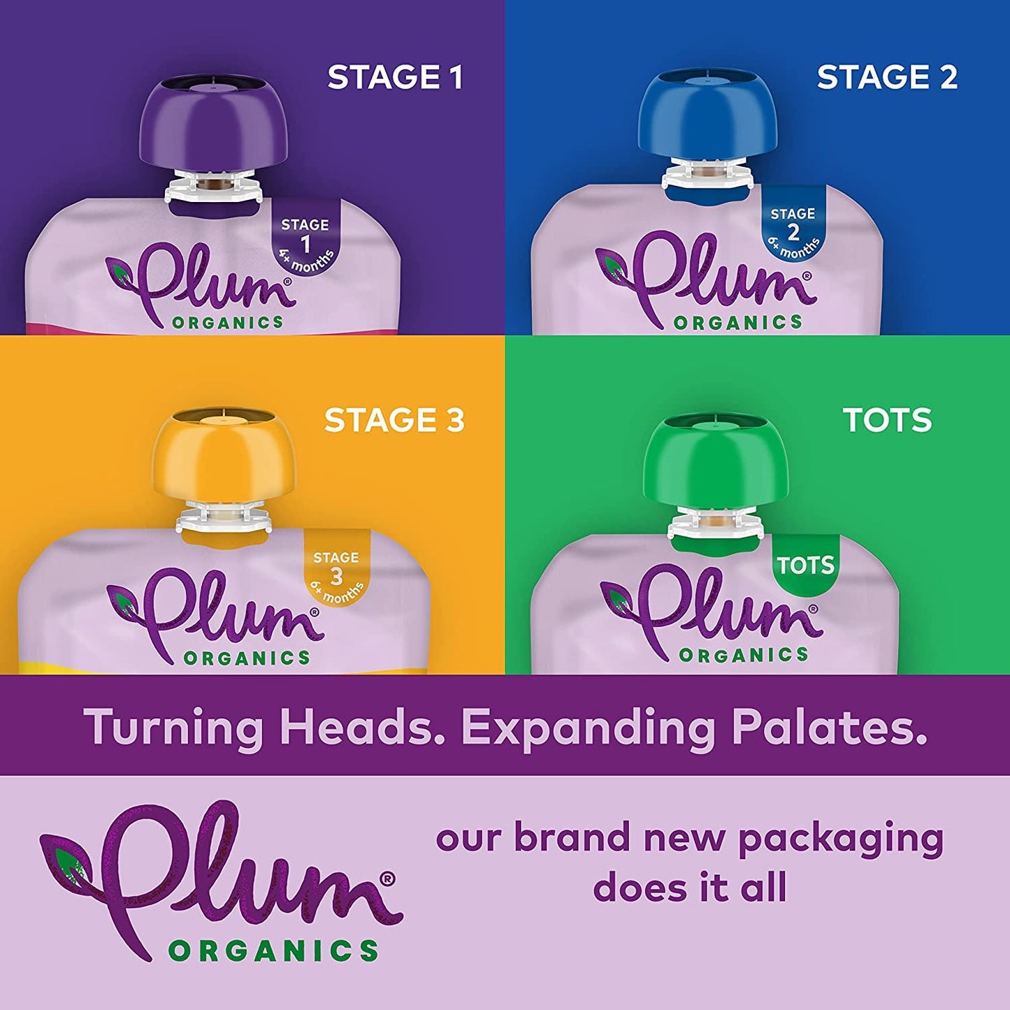 Plum Organics Mighty 4 Organic Toddler Food - Strawberry, Banana, Greek Yogurt, Kale, Amaranth, And Oat - 4 Oz Pouch - Organic F