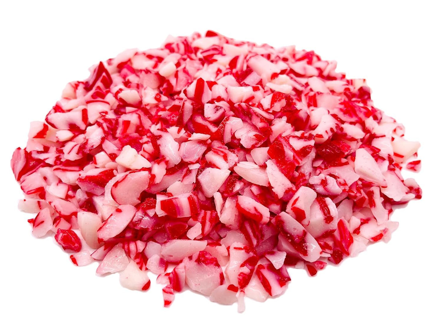 Sarah'S Candy Factory 2.2 Lbs 3 Pack (Total 6.6 Lbs) Candy Cane Crushed Peppermint Candy Pieces Bits In Bag, Kosher And Vegan