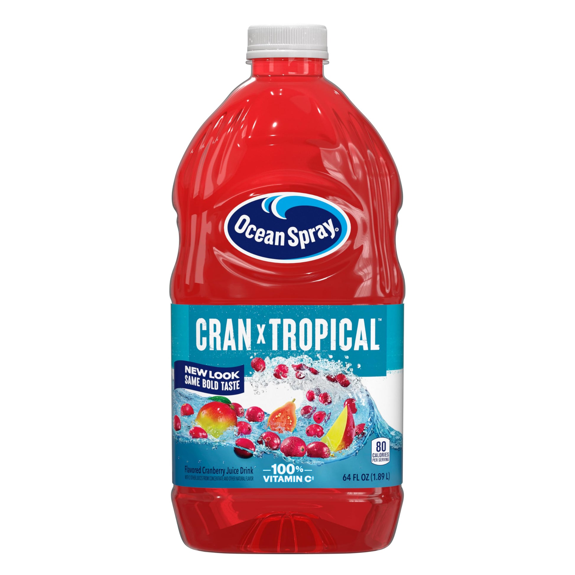 Ocean Spray Cran-Tropical Cranberry Juice Drink, 64 Fl Oz Bottle, Pack of 1