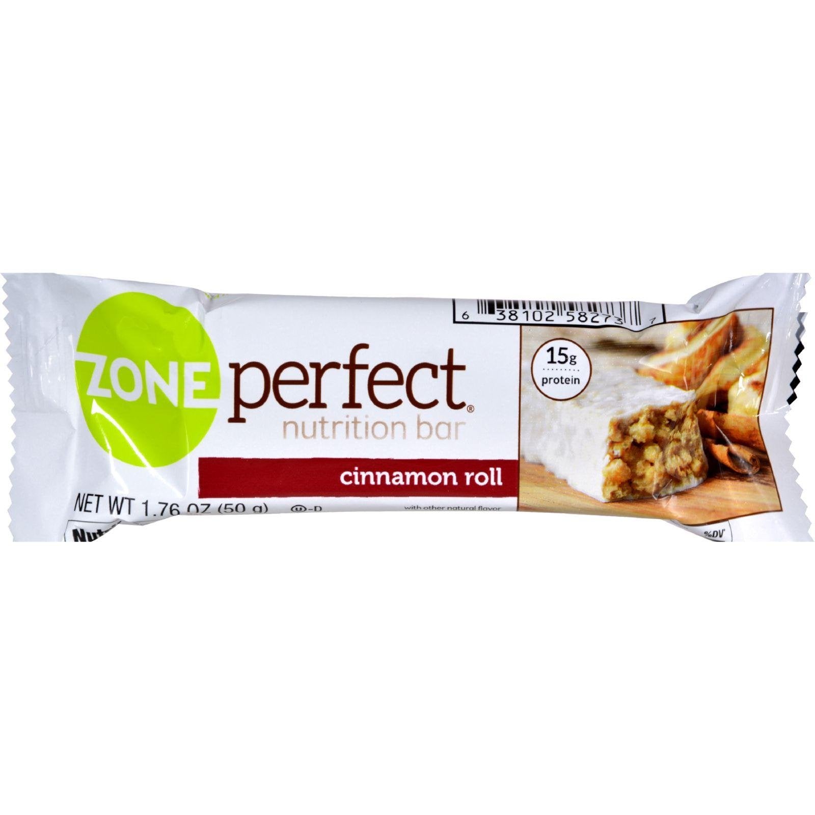 Zone Perfect Cinnamon Roll 12 Count (Value Bulk Multi-Pack)