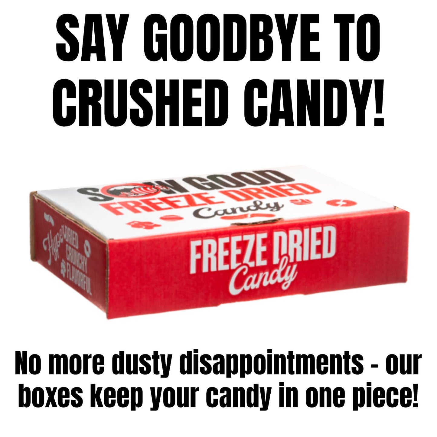 SOW GOOD Freeze Dried Candy Crunchy Bears 2 Pack - Ideal for Snacking & Parties