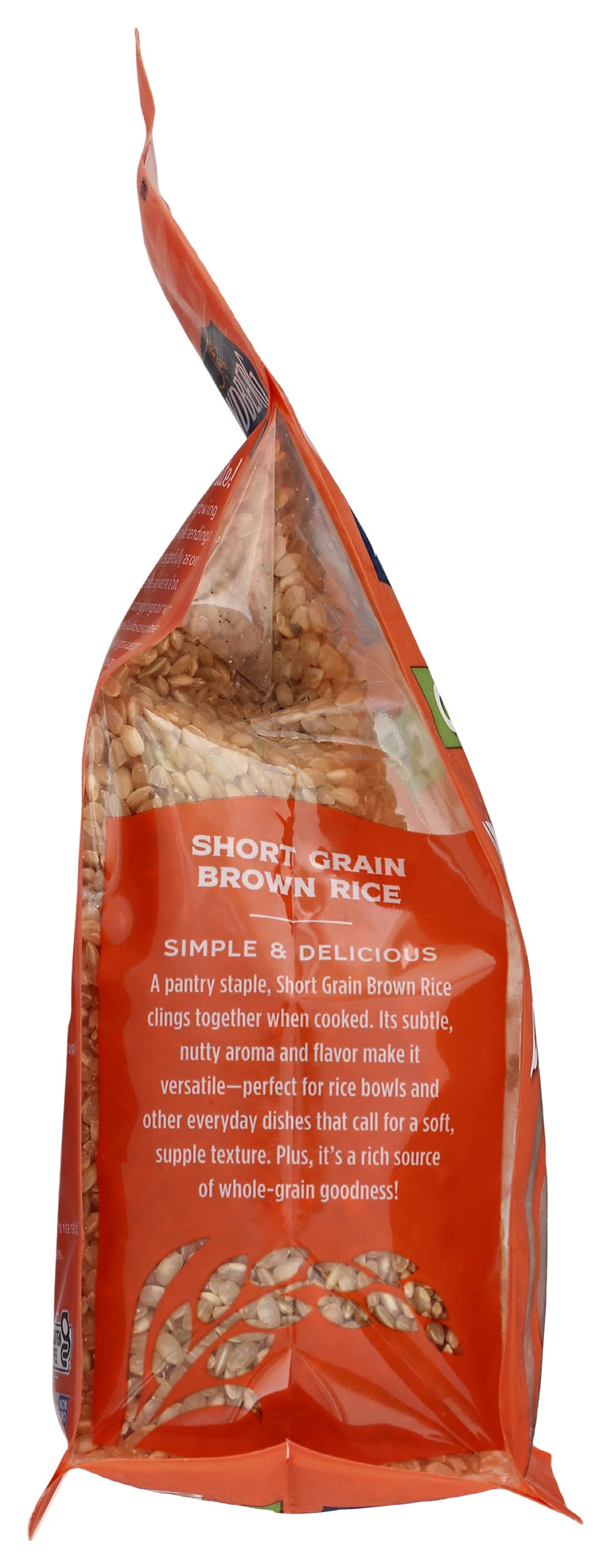 Lundberg Family Farms - Organic Brown Short Grain Rice, Subtle Nutty Aroma, Clings When Cooked, 100% Whole Grain, High Fiber, Pa