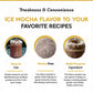 Fanale Ice Mocha Bubble Tea Flavoring Powder, 2.2 Pounds, Perfect for Baking, Smoothies, Desserts, and Drinks