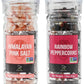 Soeos Spice Seasoning Set Of 2, 3.5Oz(150G), With Integrated Grinders, Salt And Pepper Grinder Set, Pure And Fresh Perfect For Bbq Seasoning Gift Set, Grilling Spice, Herb, Spice & Seasoning Gifts