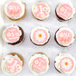 40 Pack Edible Daisy Cupcake Toppers Daisy One Spring Bridal Engagement Baby Shower Birthday Party Cupcake Picks Anniversary Par