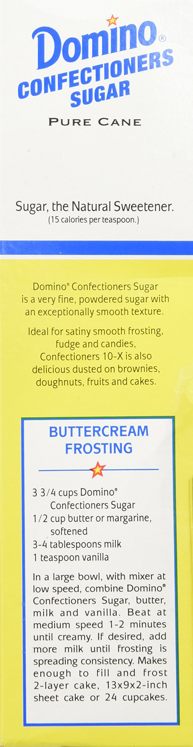 Domino Sugar, Confectioners, 16-Ounce Boxes (Pack of 24)