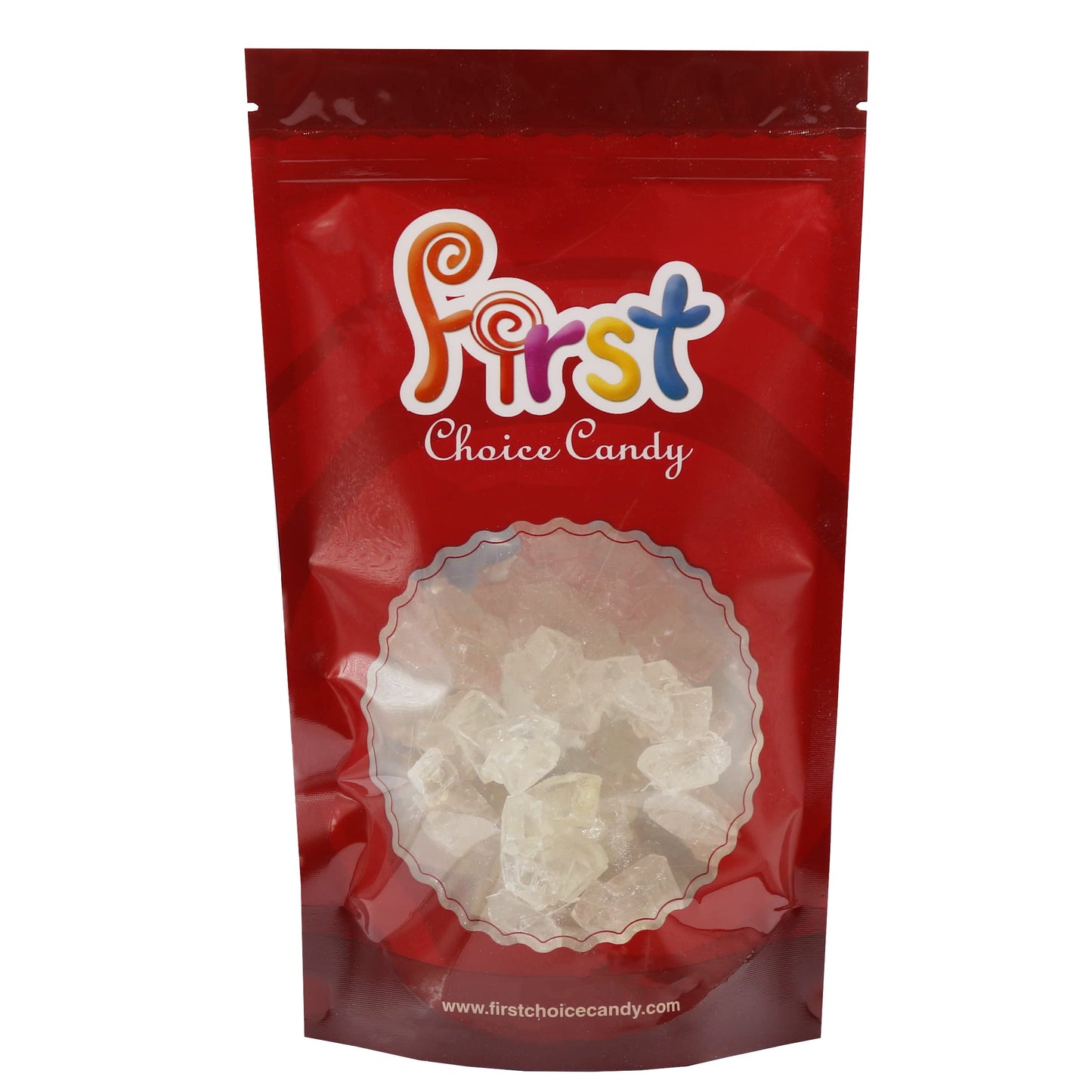 Firstchoicecandy Rock Candy Strings 1.5 Pound Bulk Bag (White)