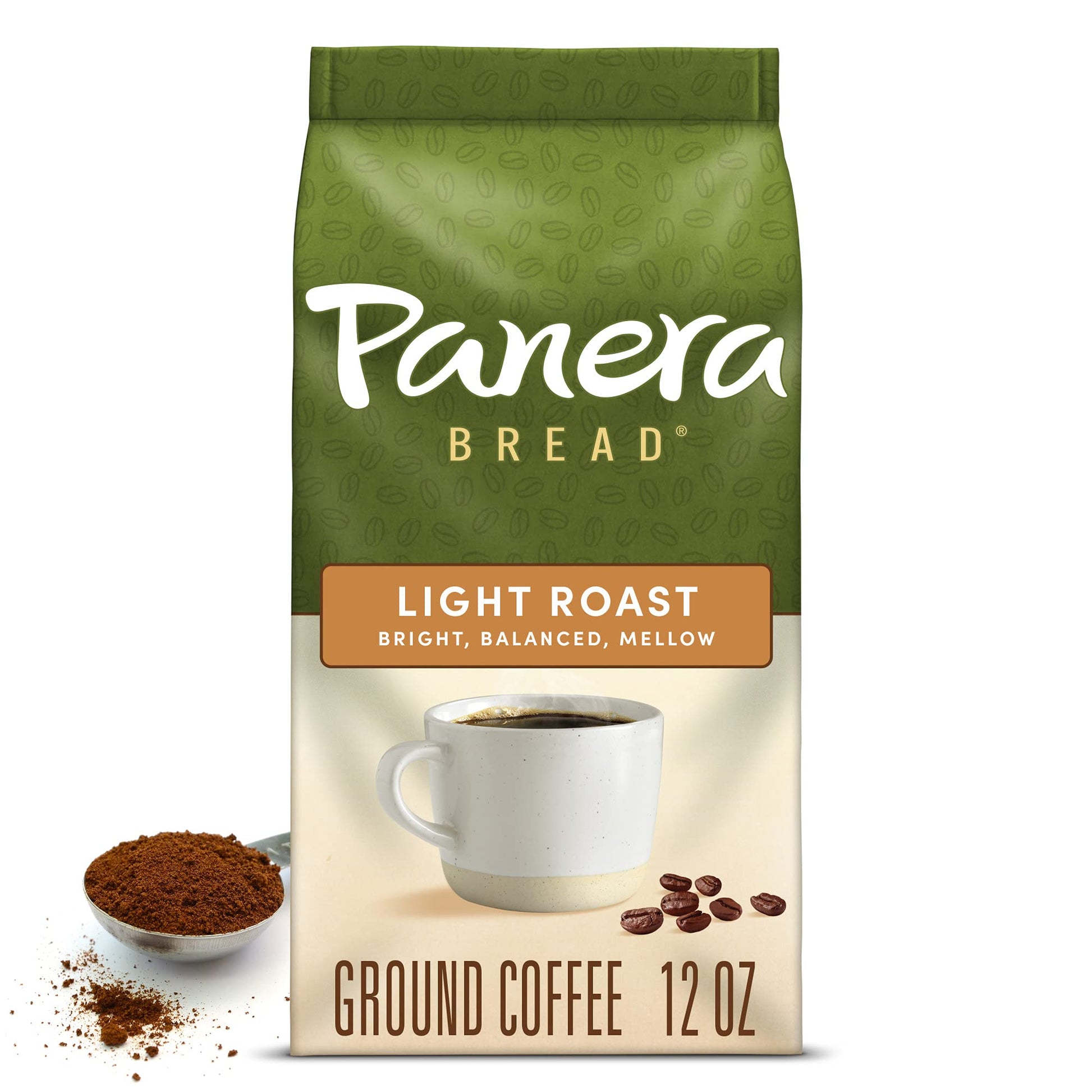 Panera Light Roast, Ground Coffee, 100 Percent Arabica Coffee, Bagged 12Oz.