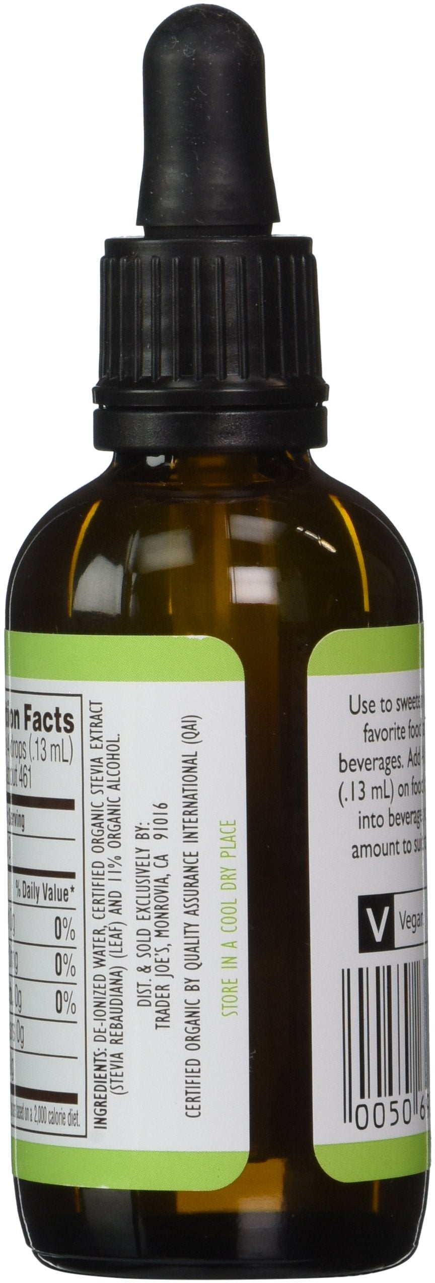 Trader Joe'S Organic Liquid Stevia, 2 Fl Oz