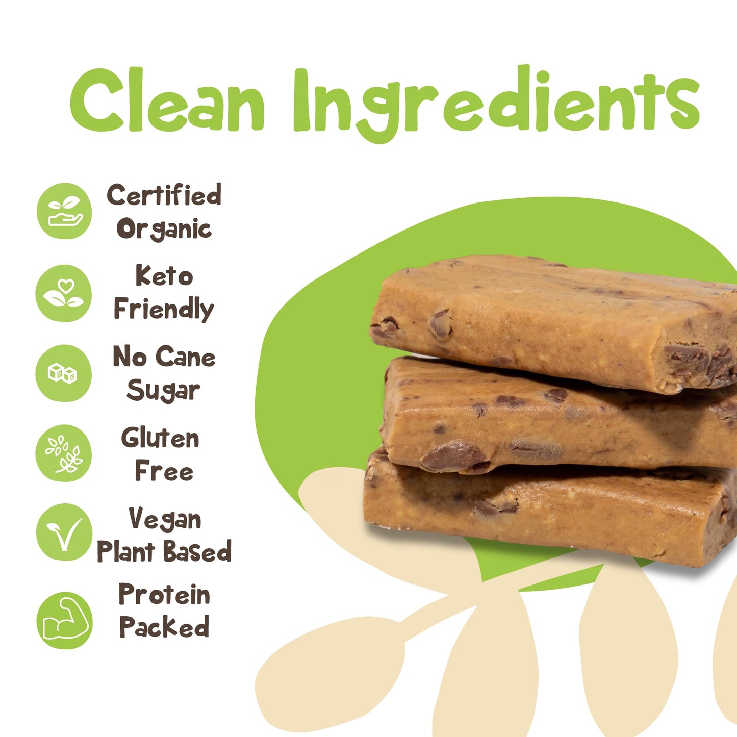 BHU Fit Protein Bars, USDA Organic Vegan Bar, Low Sugar Plant Based Keto Bars, Gluten Free Snacks Individually Wrapped, Low Carb