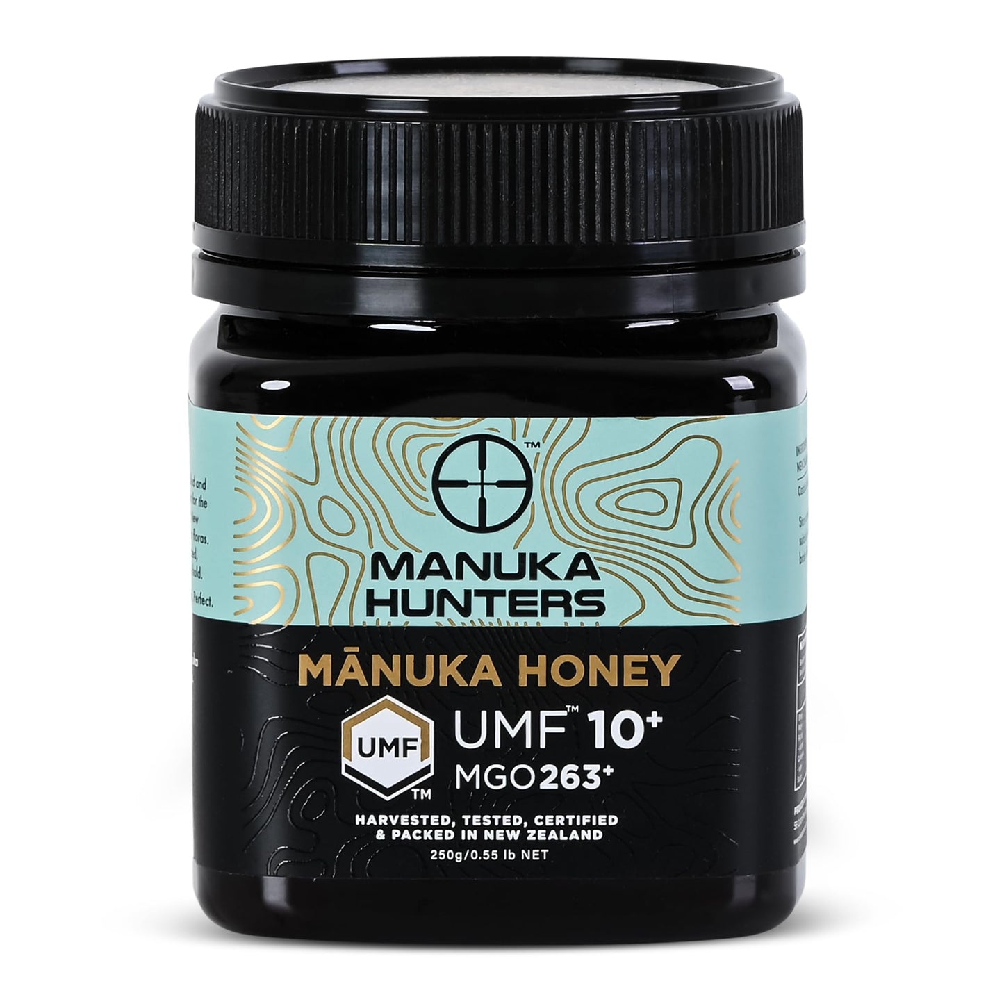 Manuka Hunters Manuka Honey - UMF 10+/MGO 263+ - 100% Pure - 8.8oz Jar - Gluten & Dairy Free - Ideal for Tea & Baking