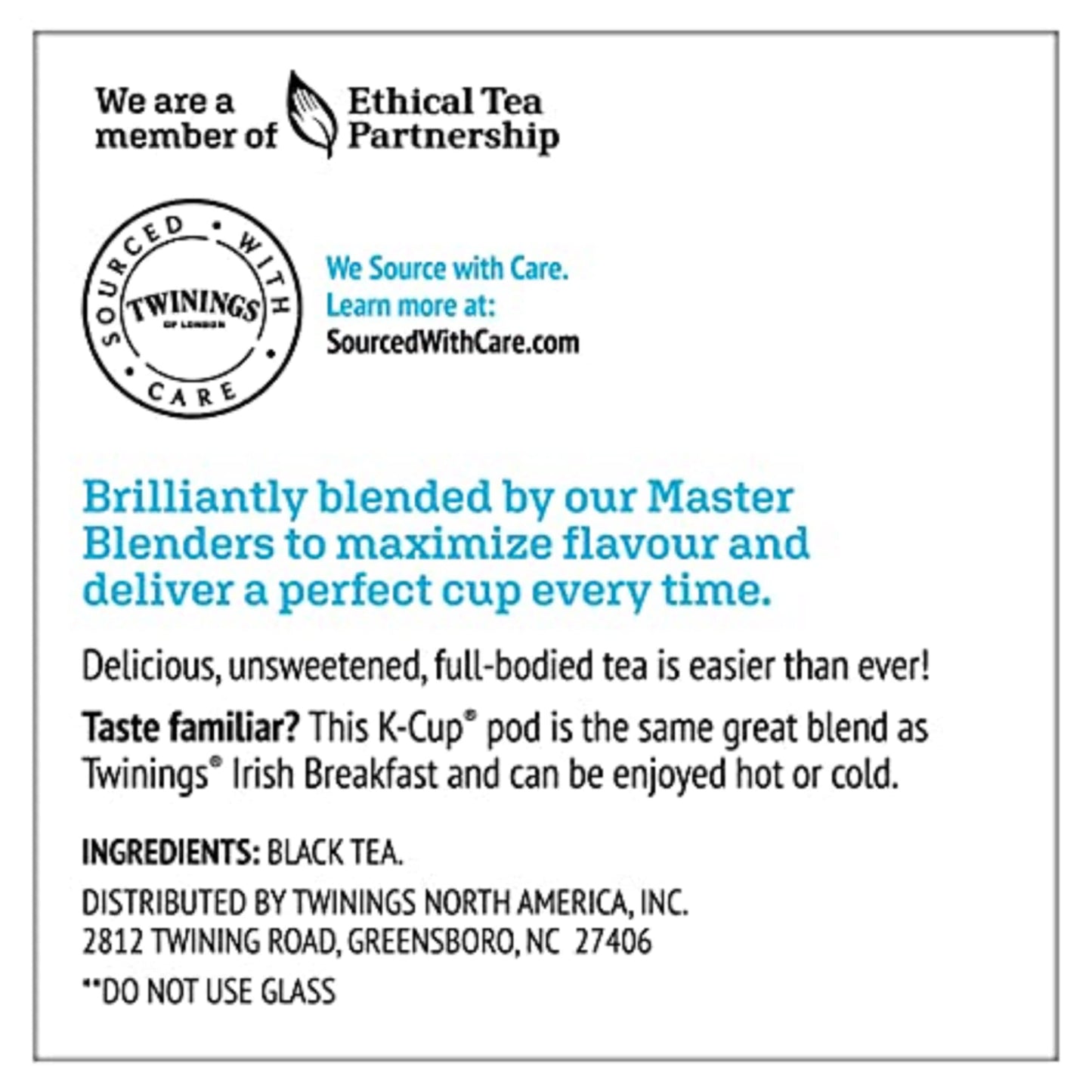 Twinings Brew Over Ice Unsweetened Black Iced Tea K-Cup Pods For Keurig, 12 Count (Pack Of 6), Caffeinated