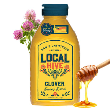 Local Hive Authentic Clover Raw & Unfiltered Honey 16Oz