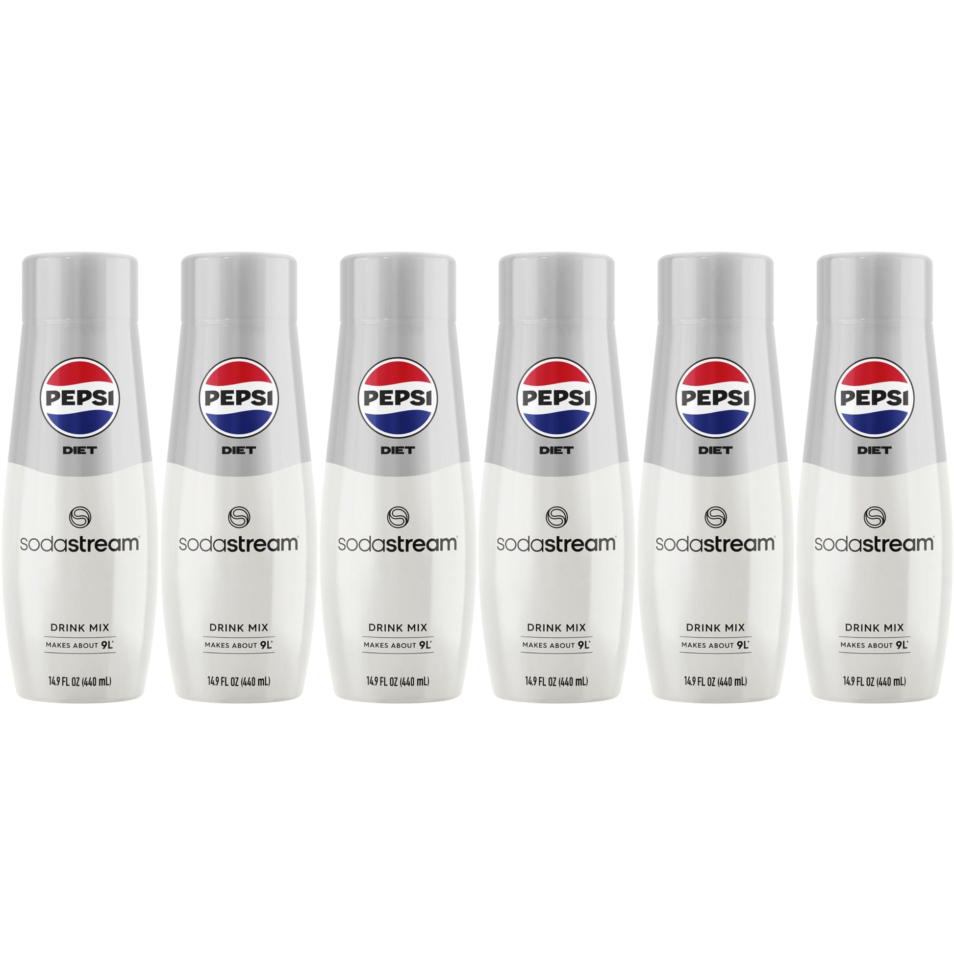 SodaStream Diet Pepsi Beverage Mix (440ml, Pack of 6)