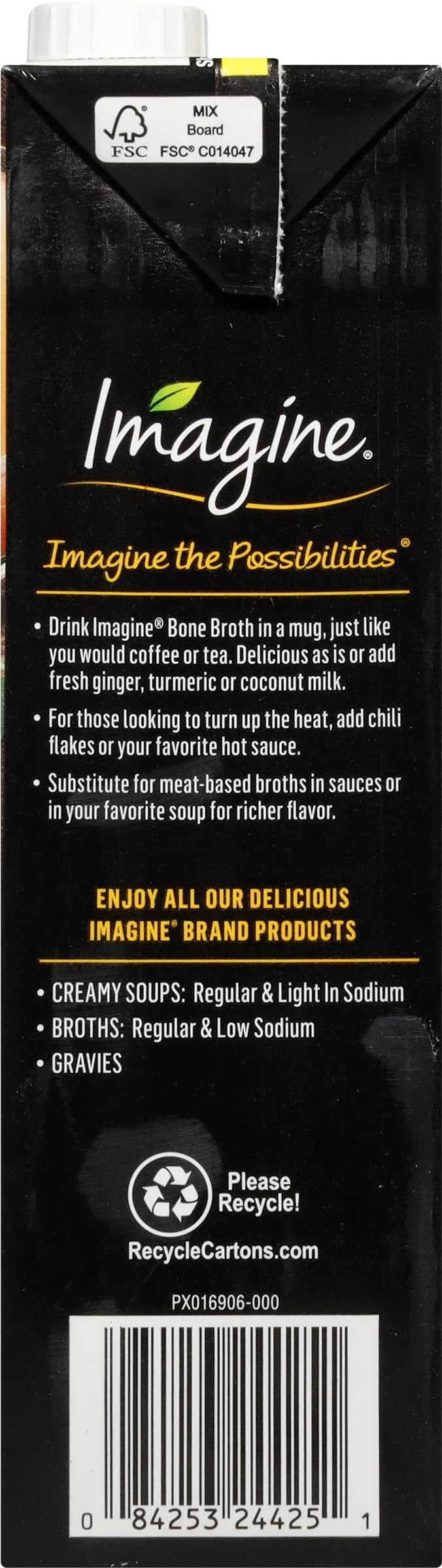 Imagine Bone Broth Chicken Beef & Turkey 32 Oz