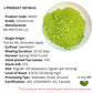 Aki Matcha 1933 - Ceremonial Grade Matcha | Japanese Pure Matcha Powder 100% | Single Origin - Shizuoka Japan | Saemidori Cultivar | First Harvest Hand Picked Matcha Stone Milled | Size 50G - 25Serv