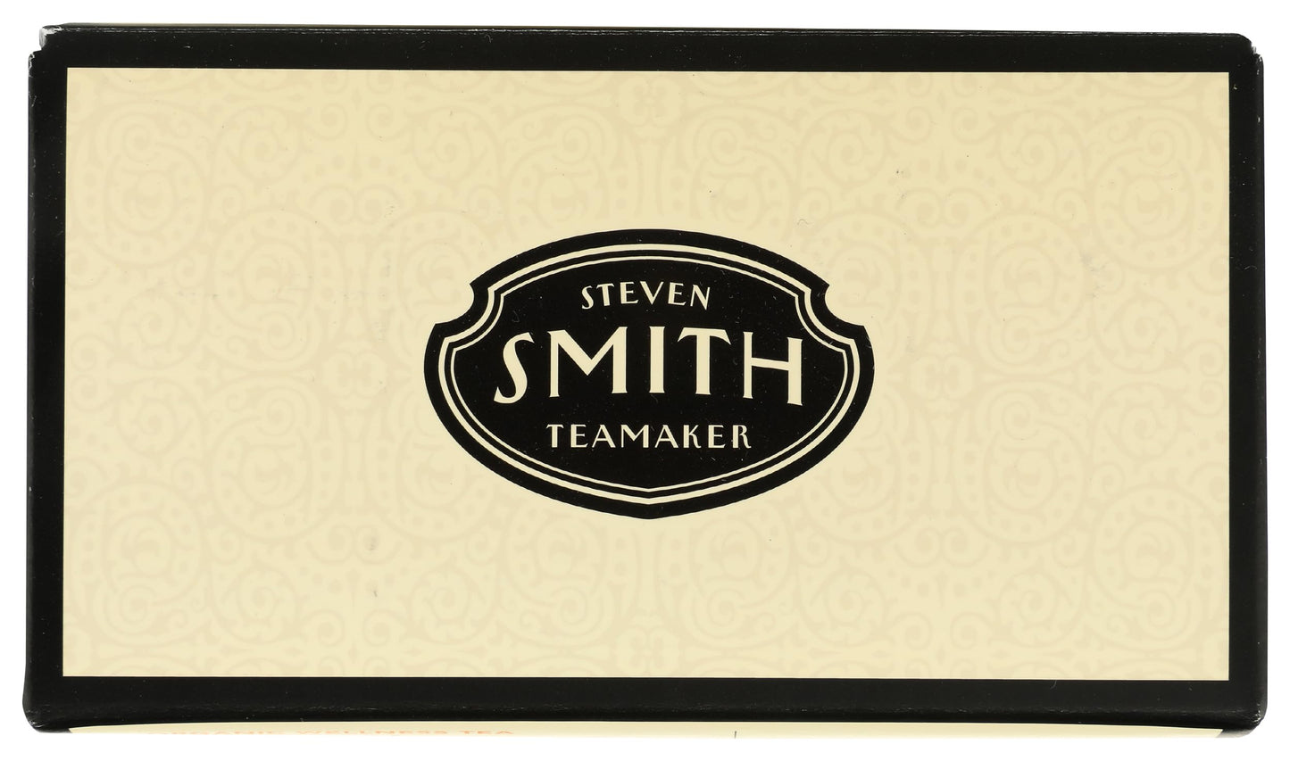 Steven Smith Teamaker Lullaby No. 40, Chamomile, Lemongrass, Lavender, Ashwagandha, Caffeine-Free, Organic Relaxing & Bedtime Wellness, Sugar-Free, Herbal Tea Bags, 15 Sachets, 0.95Oz Each