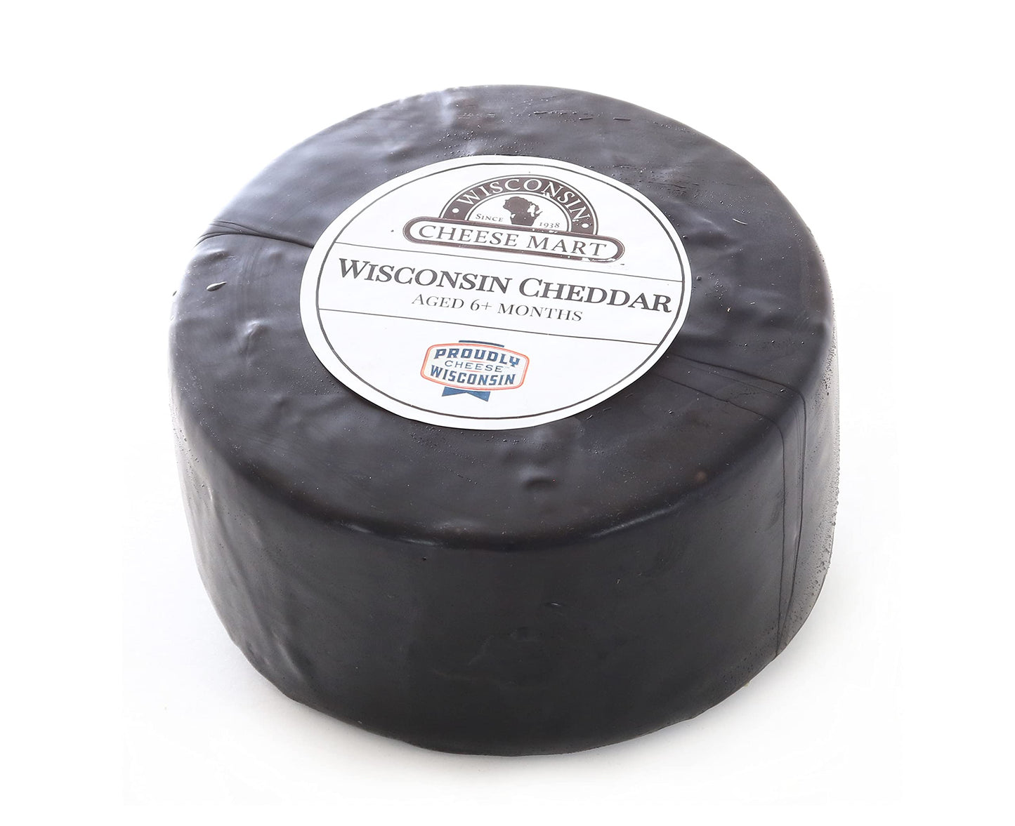 Wisconsin Cheese Mart Cheddar Wheel Cheese 5 Pound (Pack of 1)