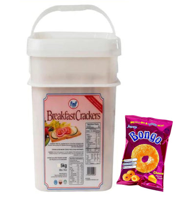 fmf BREAKFAST CRACKERS (Pack Of 1 x 5kg) Get a FREE Bongo Snacks