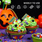 Halloween Sprinkles for Cake Decorating, 3.52oz Purple Sprinkles, Eyeball Sprinkles, Pumpkin Sprinkles, Cupcake Sprinkles, Bakin