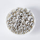 KASVAN Silver Pearl Sugar Sprinkles - Edible Candy Pearls 130g for Baking, Cake Decorations, Ice Cream Toppings, Wedding & Party Supplies